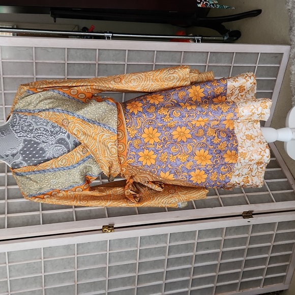 Tree of life wrap skirt and top set - Picture 1 of 7
